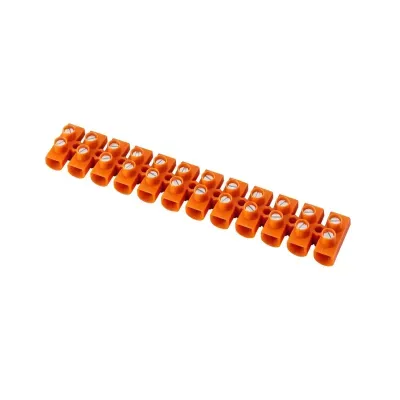 Listwa zaciskowa gwintowa termoplastyczna LTF12-6.0 pomarańczowy