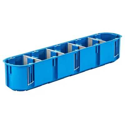 Puszka do pustych ścian P5x60D MULTIBOX 2 niebieski