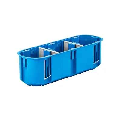 Puszka do pustych ścian P3x60D MULTIBOX 2 niebieski