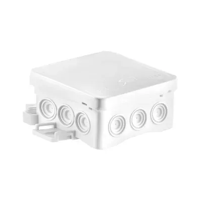 Puszka instalacyjna naścienna NS6 FASTBOX&HOOK biały 85x85x40