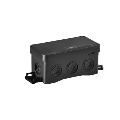 Puszka instalacyjna naścienna NS8 FASTBOX&HOOK czarny 85X45X40