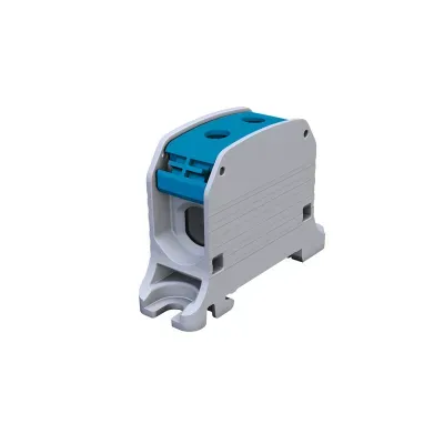 STB 50 Złączka szynowa gwintowa Al/Cu 87310 SIMBLOCK niebieski