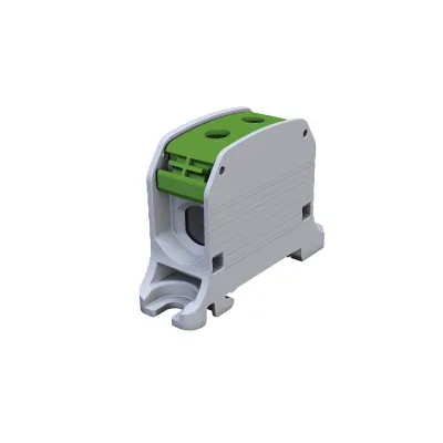 STB 50 Złączka szynowa gwintowa Al/Cu 87310 SIMBLOCK zielony