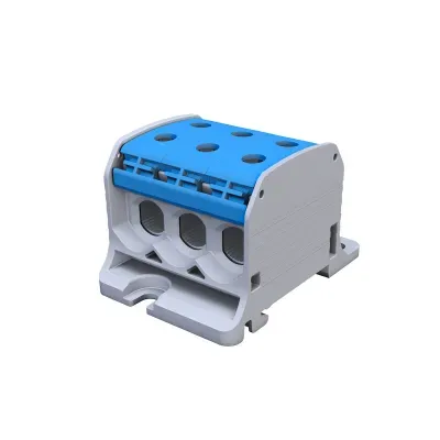 STB 50-3 Złączka szynowa gwintowa Al/Cu 87360 SIMBLOCK niebieski