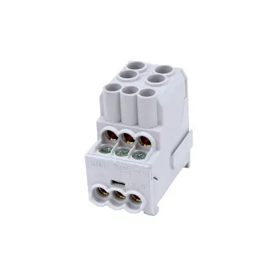 SDB 100 Blok rozdzielczy - dystrybucyjny Al/Cu 80010 SIMBLOCK szary