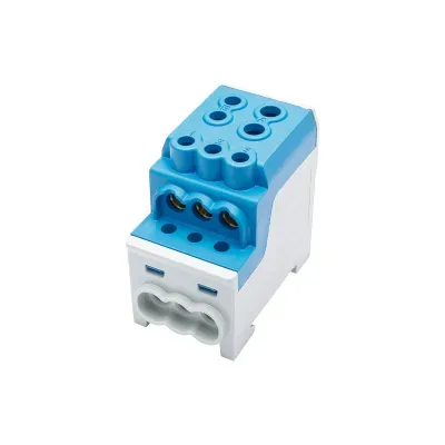 SDB 200 Blok rozdzielczy - dystrybucyjny Al/Cu 80030 SIMBLOCK niebieski