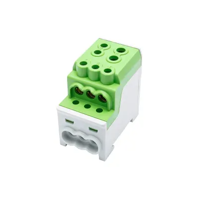 SDB 200 Blok rozdzielczy - dystrybucyjny Al/Cu 80030 SIMBLOCK zielony