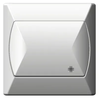 AKCENT Łącznik krzyżowy, kolor: BIAŁY, 10AX/250~, IP-20 zaciski gwintowe