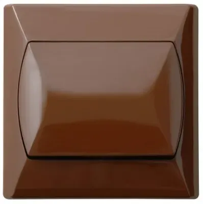 AKCENT Łącznik schodowy, kolor: BRĄZOWY, 10AX/250~, IP-20 zaciski gwintowe