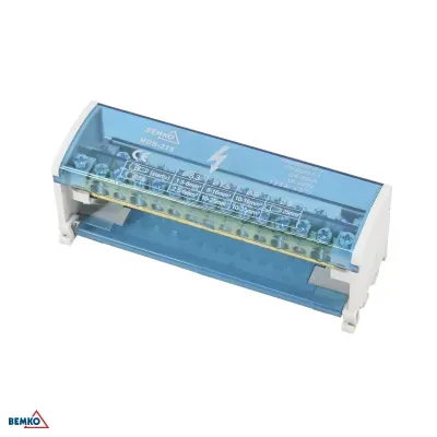 BLOK ROZDZIELCZY 30 ZACISKÓW 2x15 (11x5,3mm + 2x7,5mm + 2x9,1mm)