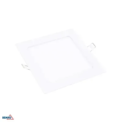 DOWNLIGHT LED BOLED 9W 4000K 540LM IP20 KWADRAT BIAŁY