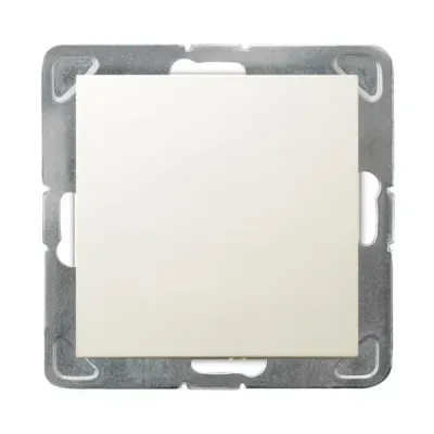 IMPRESJA Łącznik zwierny, kolor: ECRU, 10AX/250~, IP-20 zaciski bezgwintowe