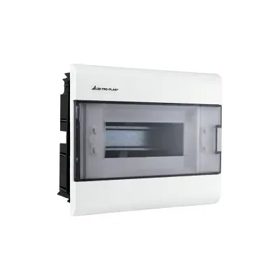 Rozdzielnica podtynkowa SRp-8 (N+PE) IP40 biała