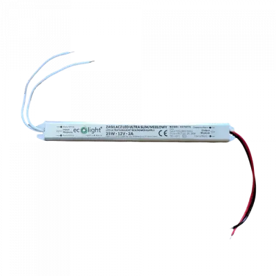 Zasilacz meblowy SLIM 24W 12V 2A IP20 170x18x17